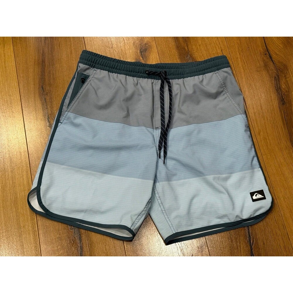 Quiksilver Men's Striped Swimsuit NWT Medium